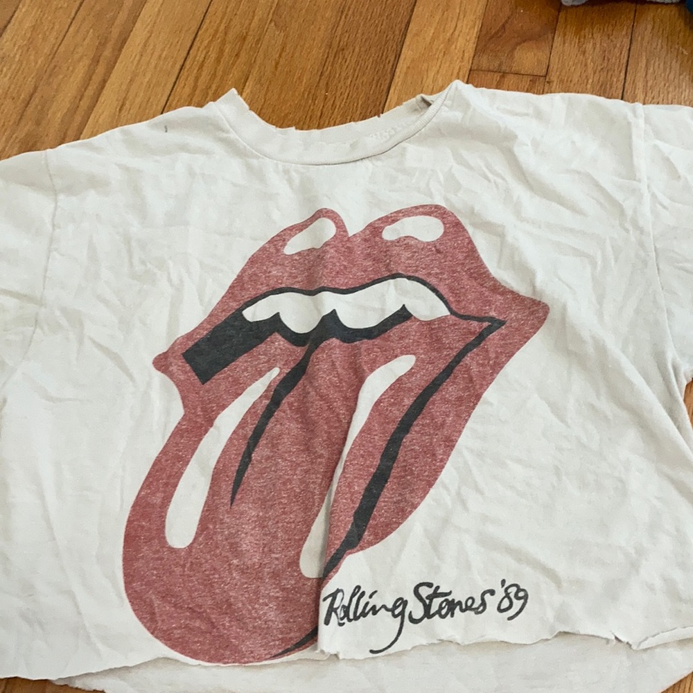 Brandy cropped tee